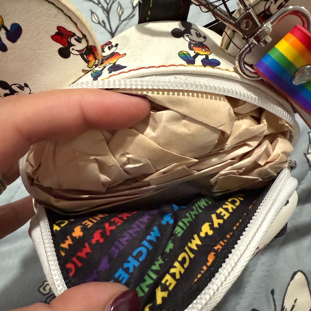 Disney Mickey Mouse Rainbow Mini Backpack - Picture 7 of 7